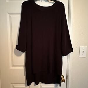 Mote black 3/4 cuffed Sleeve sweater size Large